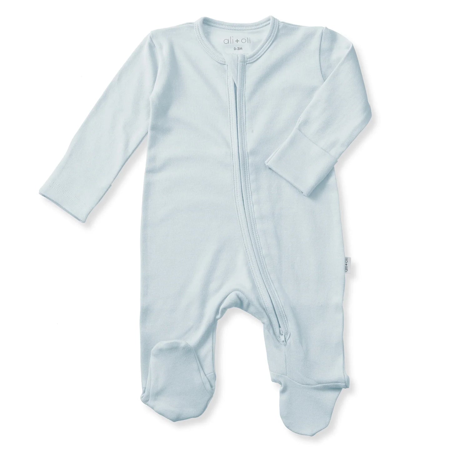 Blue Baby Footie (0-3 M)