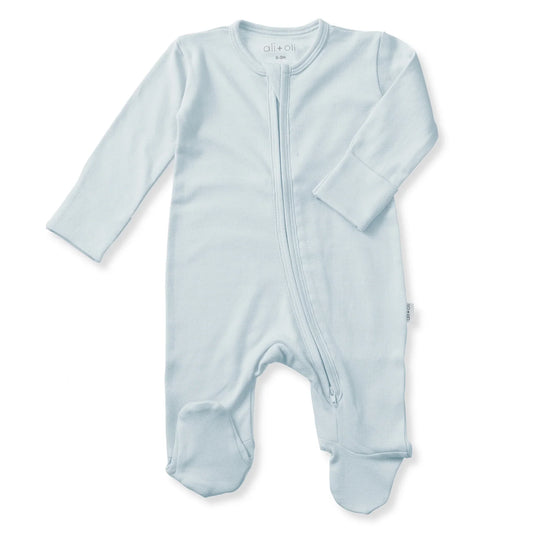 Blue Baby Footie (0-3 M)