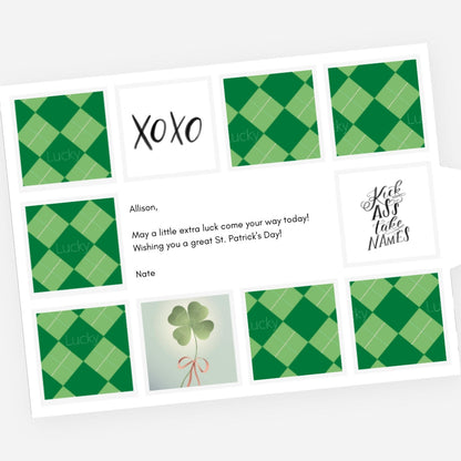 Lucky Argyle Print