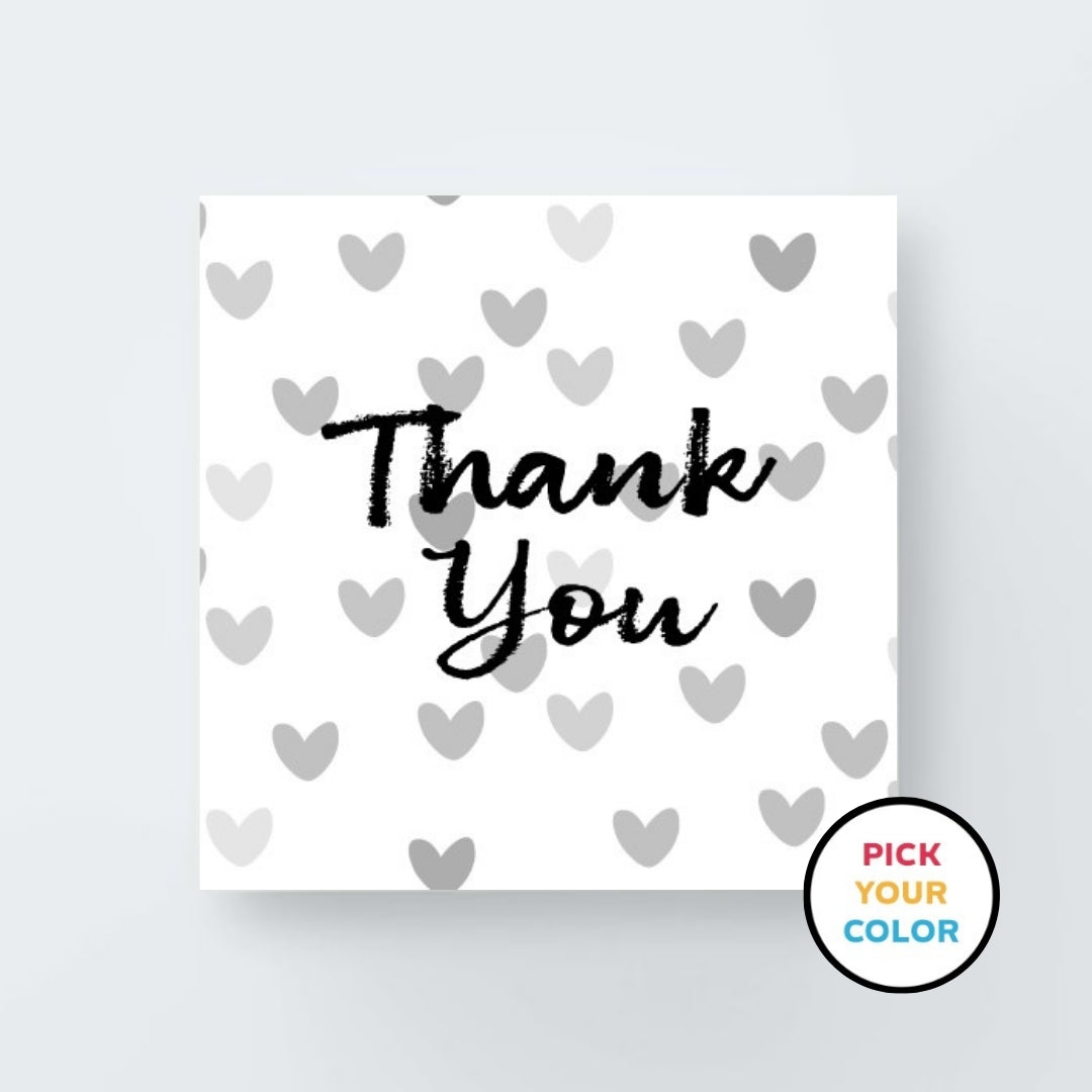 Thank You Hearts Print