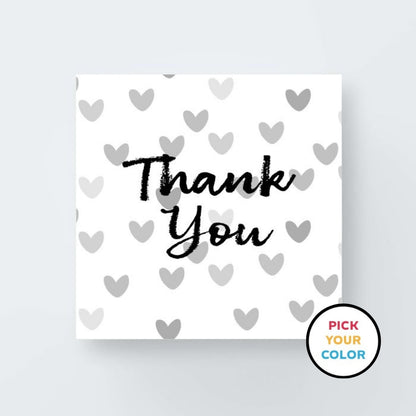 Thank You Hearts Print