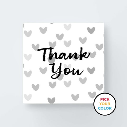 Thank You Hearts Print