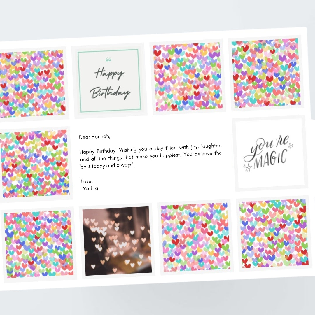 Heart Confetti Print
