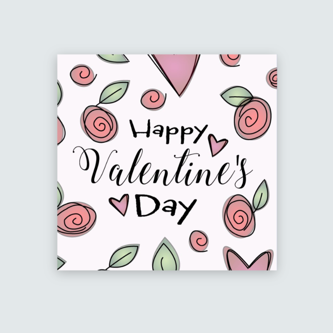 Happy Valentine´s Day Print